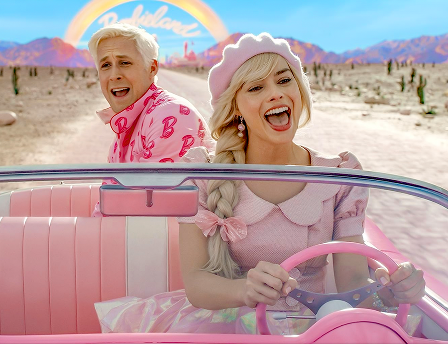 Ryan Gosling and Margot Robbie star in Barbie.