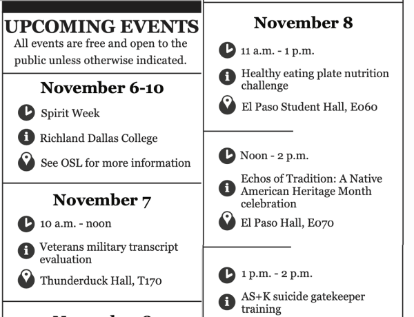 Upcoming Events: Nov. 6-13