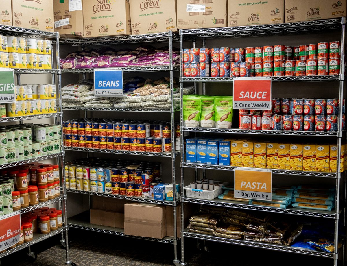 The Food Pantry at Richland is on the first floor of El Paso Hall.