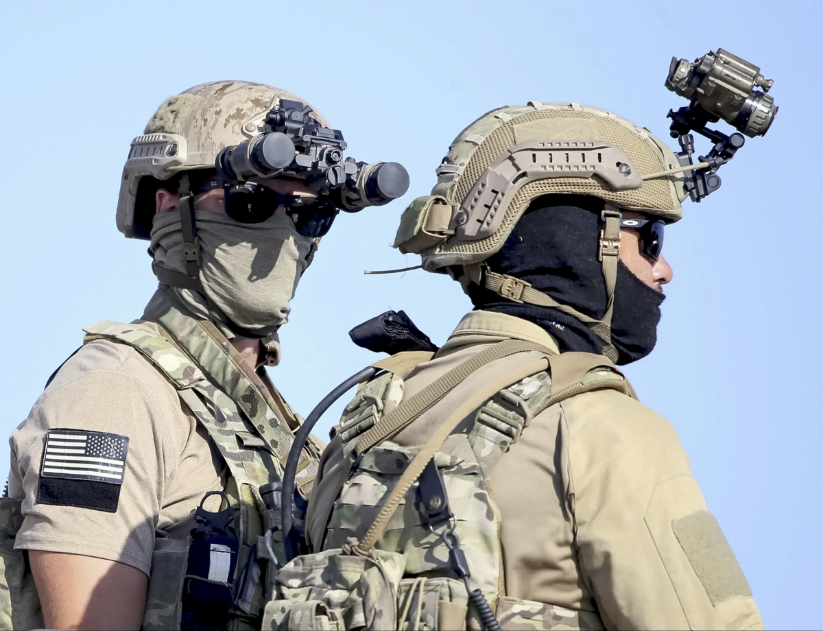 U.S. Navy Seal Special Forces during a joint U.S. and Cyprus military drill at Limassol in 2021.