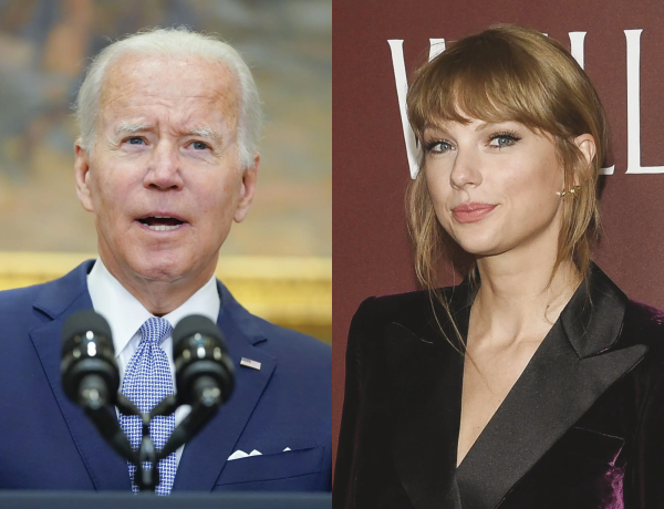 President Joe Biden and Taylor Swift. Could the Swift Effect be just what it takes to save Bidens floundering candidacy?