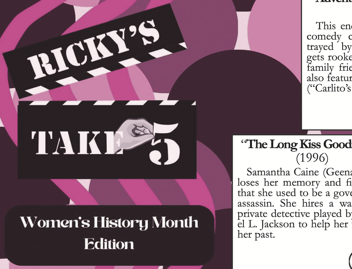 Rickys TAKE 5 - Womans History Month edition