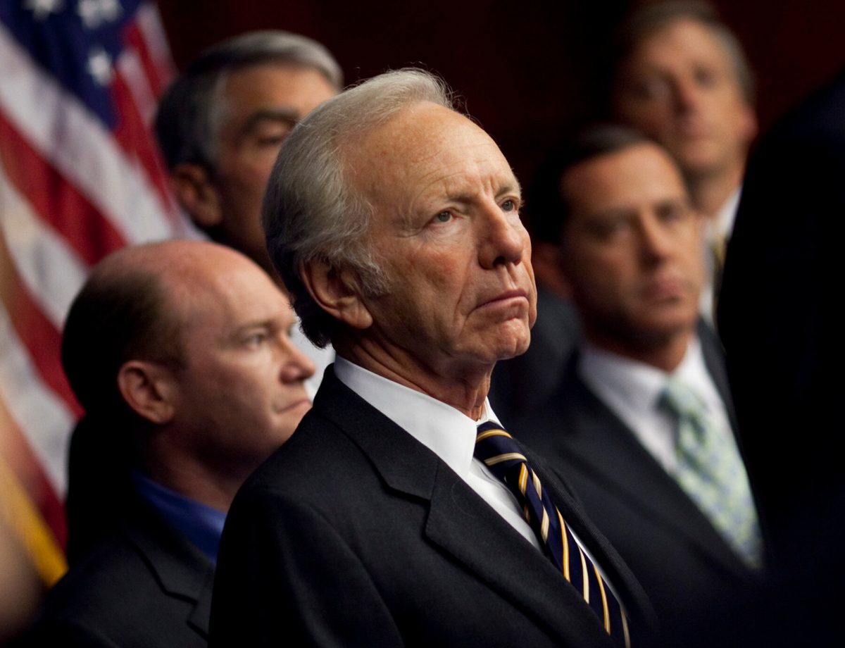 Joe Lieberman was a leading Democrat in the U.S. senate until his split with the party in 2006.
