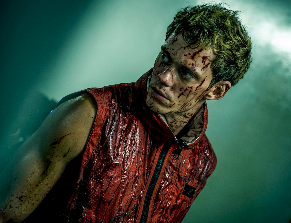 Bill Skarsgård stars in the blood-soaked Boy Kills World.