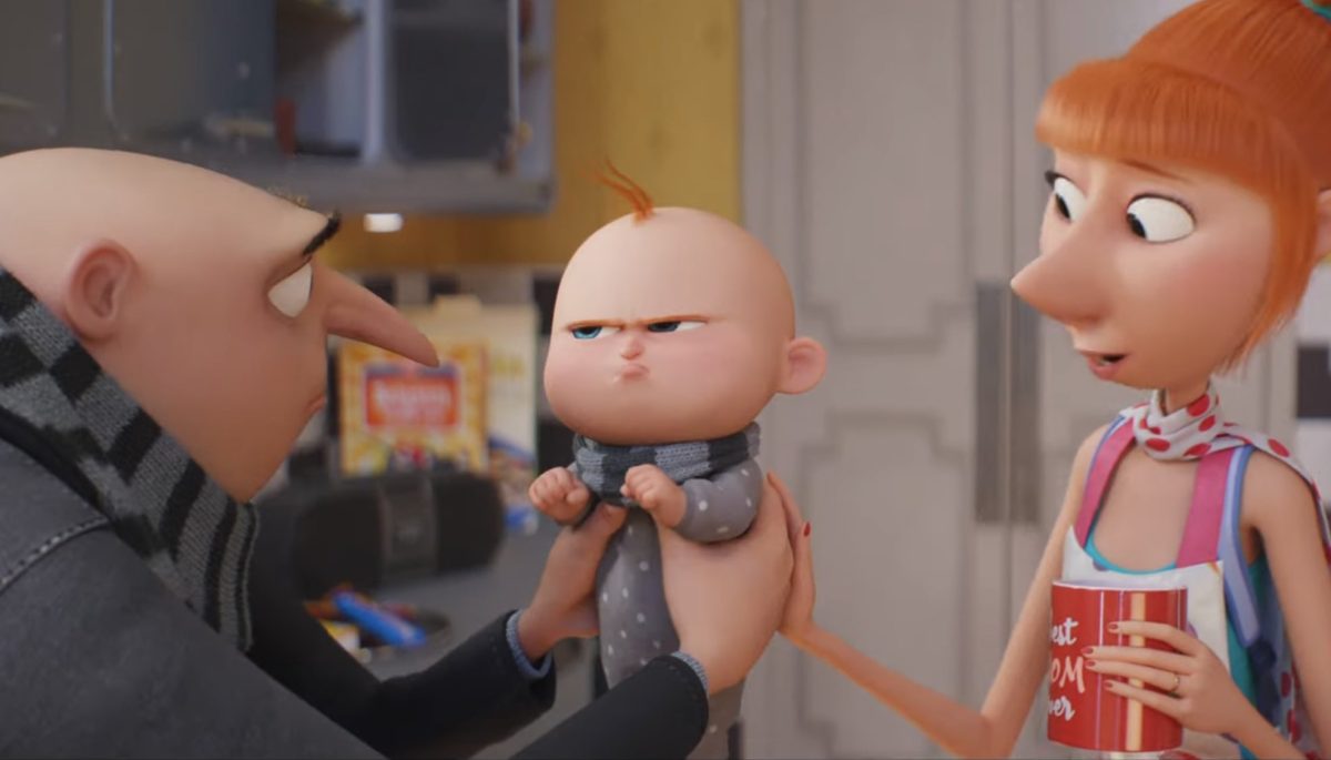 Steve Carell and Kristen Wiig lend their voices to Gru and Lucy in Despicable Me 4. (Photo/IMDb)