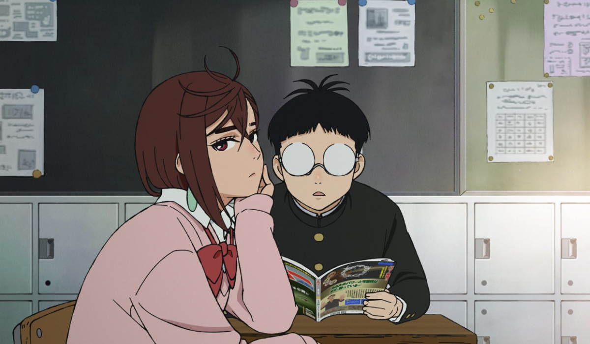 Momo (left) and Ken in Episode 1 of the animated Netflix adaptation of “DanDaDan”.