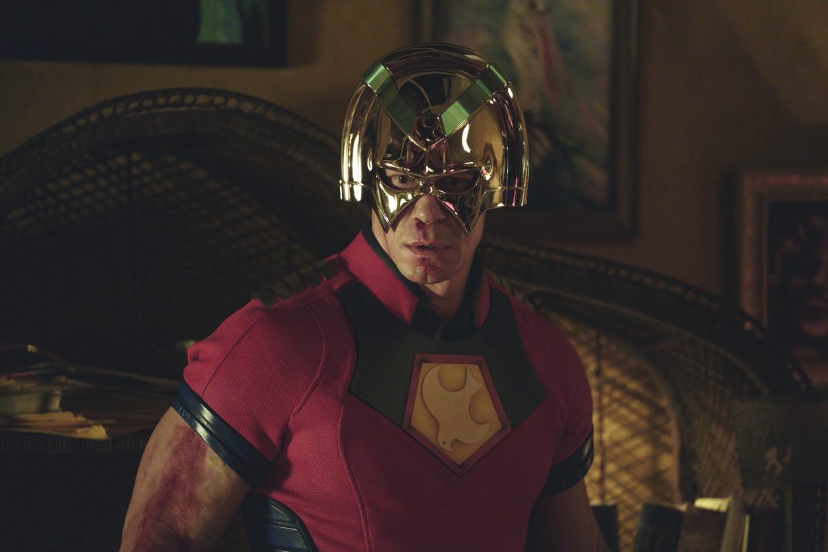 John Cena as Peacemaker in the HBO Max series “Peacemakers” (2022).