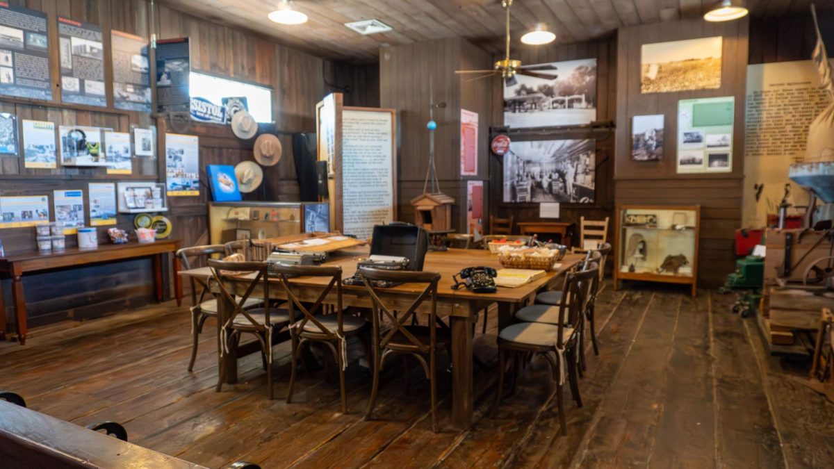 Artifacts and antiques are put on view at the museum for visitors to see.