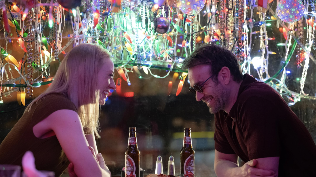 Deborah Ann Woll (left)  and Charlie Cox as Karen Page and Matt Murdock in ‘Daredevil: Born Again.’